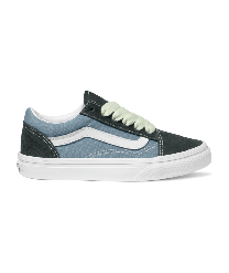 VANS Kids' Old Skool Shoe  2-Tone Green/Blue - VN000CYV24O