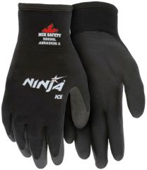 MCR SAFETY Unisex Ninja Ice Insulated Work Gloves Black - N9690