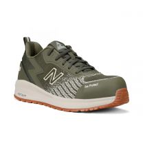 NEW BALANCE SAFETY Men's Speedware Composite Toe PR Work Shoe Olive/White - MIDSPWROL