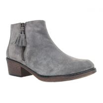 Propet Women's Rebel Double-Zip Ankle Boot Grey Suede - WFX225SGRY