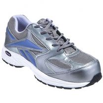 Reebok Work Women's Ateron Composite Toe ESD Work Shoe Grey/Purple - RB448