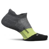 Feetures Unisex Elite Light Cushion No Show Tab Socks Night Vision - E50-369