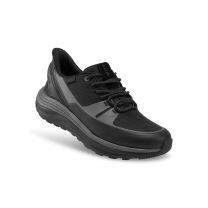 Kizik Men's London AT Hand-Free Sneaker Black/Poppyseed - MLONBK15