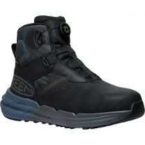 KEEN Utility Men's Snapline Ratchet Fit 6" Carbon-Fiber Composite Toe Waterproof  Work Boot Vintage Indigo/Black - 1030397