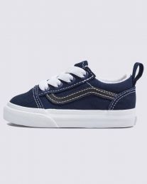 VANS Toddlers' Old Skool Fat Lace Shoe Parisian Night - VN000D0ZJDU