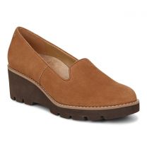 Vionic Women's Willa Wedge Toffee Suede - I7294L1200