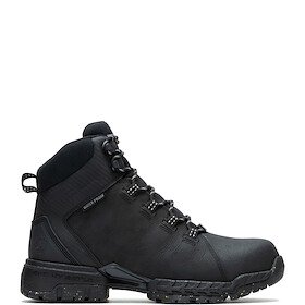 HYTEST Men's 6" FootRests® 2.0 XERGY® Nano Composite Toe Work Boot Black - K22480