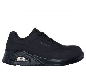 SKECHERS WORK Women's Uno SR - Deloney Composite Toe Work Shoe Black - 108101-BLK