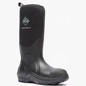 Muck Boot Company Men's Arctic Sport Steel Toe Insulated Waterproof Work Boot Black - ASPSTL