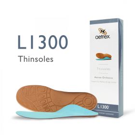 Aetrex Unisex Thinsoles Orthotic Insoles for Shoes Without Removable Insoles (Lynco) - L1300