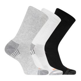 Merrell Unisex Recycled Everyday Crew Socks Grey Heather (3 pairs) - MEA33524C3B2001-GRAYH