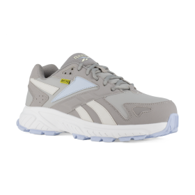Reebok Work Women's Hyperium Composite Toe Internal Metatarsal Guard Retro Trail Running Work Shoe Grey/Blue - RB364