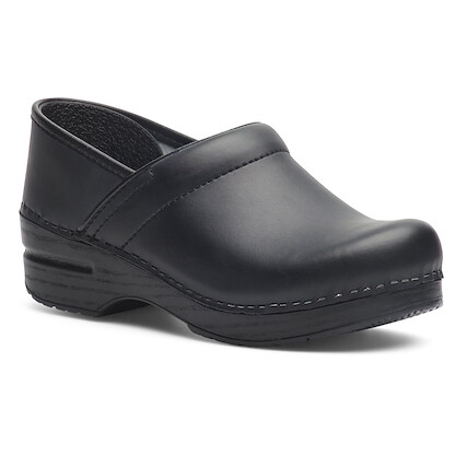 Dansko Men's Professional Clog Black Box Leather - 006020202-MENS
