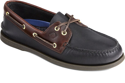 Sperry Men's Authentic Original™ Leather Boat Shoe Black - 13934362 (0191486)