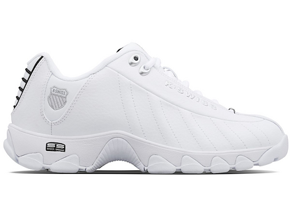 K-Swiss Men's ST329 CMF Sneaker White/Black/Silver - 03426-129