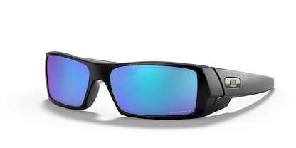 Oakley Men's Gascan Sunglasses Matte Black/Prizm Sapphire Polarized (60 mm) - 0OO9014-901450 60