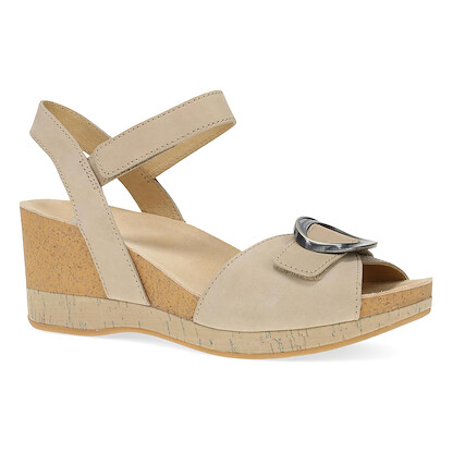 Dansko Women's Stella Sandal Sand Milled Nubuck Leather - 10003640300