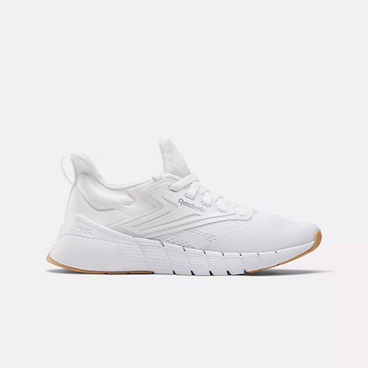 Reebok Women's Nano Gym Sneaker, White/Barely Grey/Rubber Gum