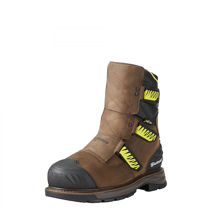 ARIAT WORK Men's 8" Catalyst VX Composite Toe Waterproof Internal Metatarsal Guard Work Boot Oily Brown - 10021706