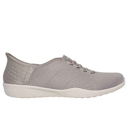 Skechers Women's Slip-Ins: Newbury St - Lightly Sneaker Taupe - 100439-TPE