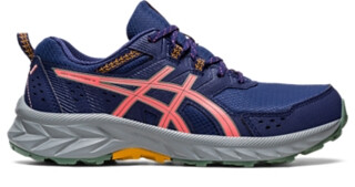 ASICS Women's Gel-Venture 9 Wide (D) Running Shoes Indigo/Blue Papaya - 1012B314-400