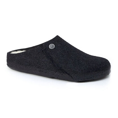 BIRKENSTOCK Unisex Zermatt Shearling Anthracite Wool/Natural Shearling (regular width) - 1015090