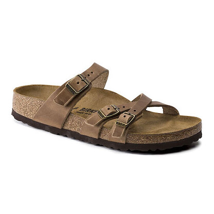BIRKENSTOCK Women's Franca Tobacco Oiled Leather (regular width) - 1015930