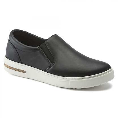 BIRKENSTOCK Unisex Oswego Sneaker Black Leather (regular width) - 1021322