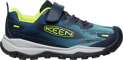 KEEN Unisex Big Kid's Wanduro Speed Low Hiking Shoe Legion Blue/Evening Primrose - 1028735