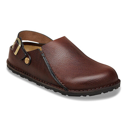 BIRKENSTOCK Men's Lutry Premium Clog Roast Leather (regular width) - 1031314