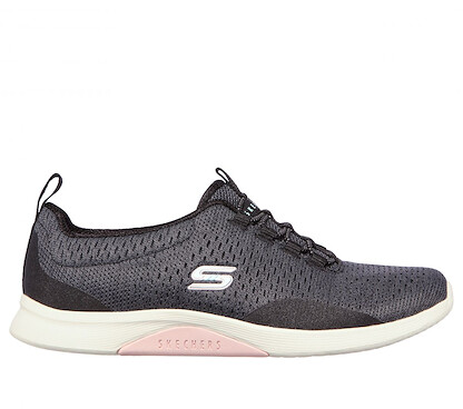 Skechers Women's Esla - Fine Moment Sneaker Black/Light Pink - 104225-BKLP