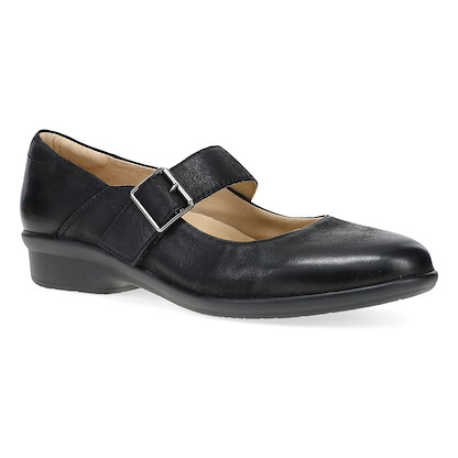 Dansko Women's Collette Mary Jane Black Burnished Nubuck - 10502020200