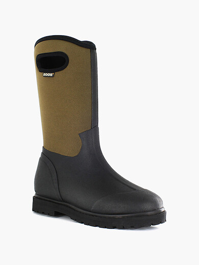 BOGS WORK SERIES Men's Roper Insulated Waterproof Soft Toe Work Boots Black/Brown - 69162-963