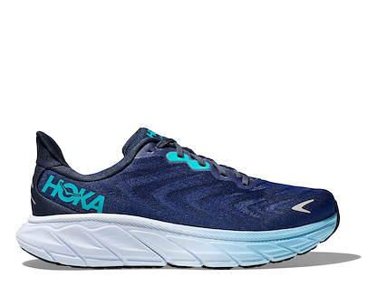 HOKA Men's Arahi 6 Wide Outer Space/Bellweather Blue - 1123196-OSBB