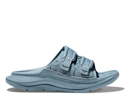 HOKA Unisex Ora Luxe Slide Stone Blue/Bluesteel - 1134150-SBBS
