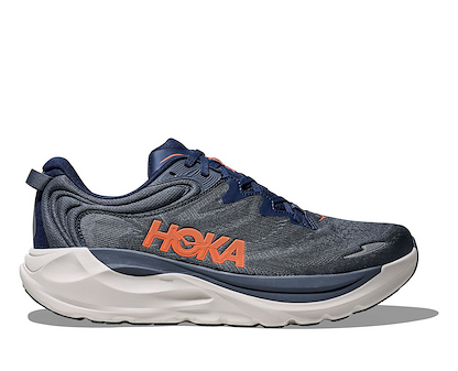 HOKA Men's Gaviota 6 X-Wide Running Shoes Midnight Blue/Faded Navy - 1171936-MLFD