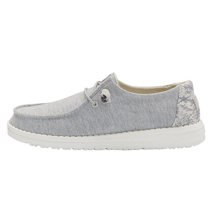 HEY DUDE Shoes Women's Wendy Stretch Fleece Glacier Gray - 121413220