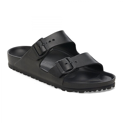 BIRKENSTOCK Women's Arizona Essentials EVA Sandal Black (narrow width) - 0129423