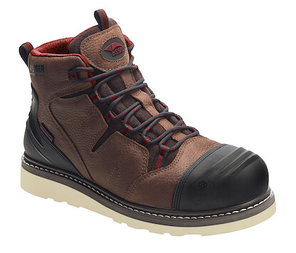 Avenger Men's 6" Wedge Carbon Composite Toe EH Waterproof Work Boots Brown - A7506