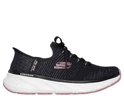 Skechers Women's Slip-Ins: Relaxed Fit Edgeride - Impression Black/Pink - 150470-BKPK