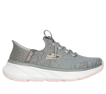 Skechers Women's Slip-Ins: Relaxed Fit Edgeride - Impression Grey/Orange - 150470-GROR