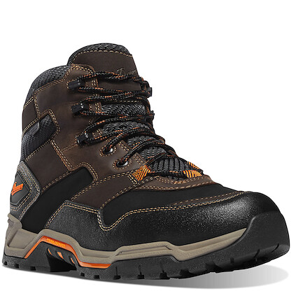 DANNER WORK Men's 6" Field Ranger Soft Toe EH Waterproof Work Boot brown - 15160