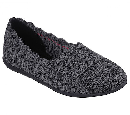 Skechers Women's Cleo Sport - Just Us Slip-On Black/Charcoal - 158455-BKCC
