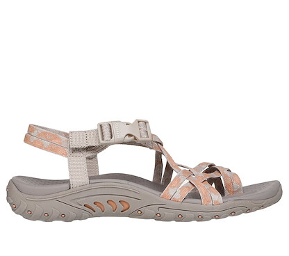 Skechers Women's Reggae Positive Space Sport Sandal Taupe - 163595-TPE