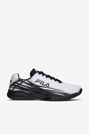 FILA Men's Axilus 2 Energized Running Shoe White/Black/Black - 1TM01876-112