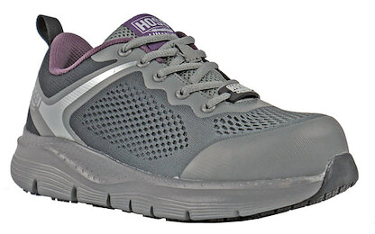 HOSS Women's Alto Ultra Light Carbon Composite Toe Work Shoe Grey/Violet - 20170