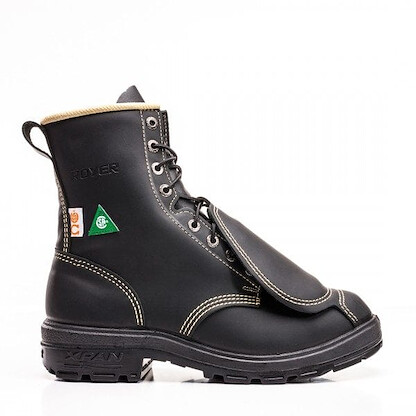 ROYER 8" REALFLEX XPAN ARROW Steel Toe External Metatarsal Guard Work Boot Black - 2033XP