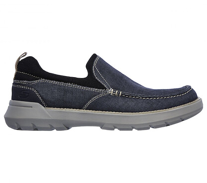 Skechers Men's Doveno - Hangout Slip-On Navy Canvas - 204050-NVY