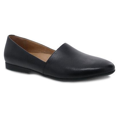 Dansko Women's Larisa Wide Black Milled Nappa Leather - 2046020200