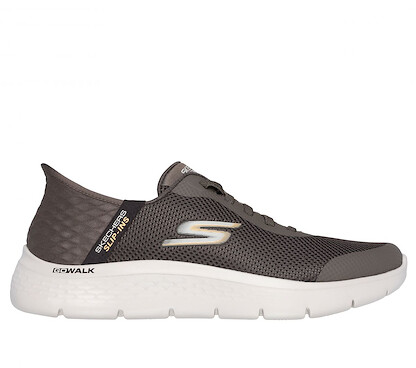 Skechers Men's Free Slip-ins: Go Walk Flex - Hands Up Sneaker Brown - 216324-BRN